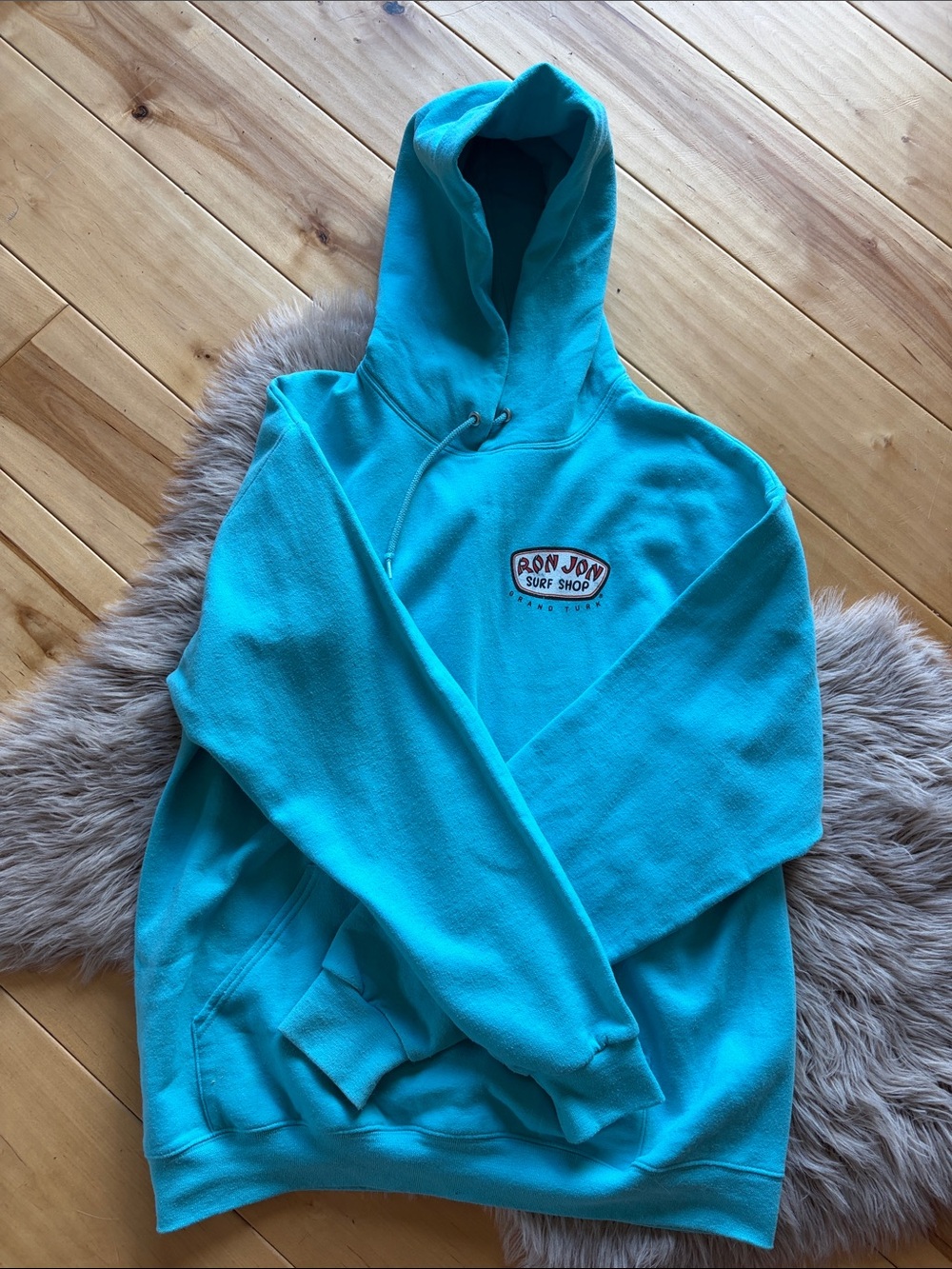 Ron Jon Turquoise Pullover Hoodie